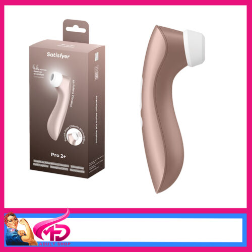 Satisfyer Pro 2+ | Vibration Usb Quiet 10 Speed 11 Air Waves Clitoris Suction usbc Bronze