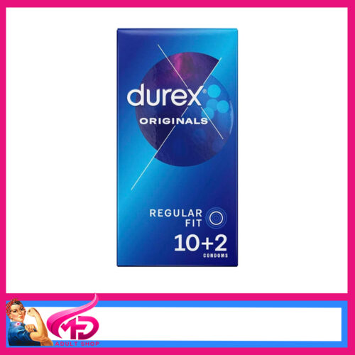 Durex Originals Regular Fit Condoms 10 + 2 Pack 56mm