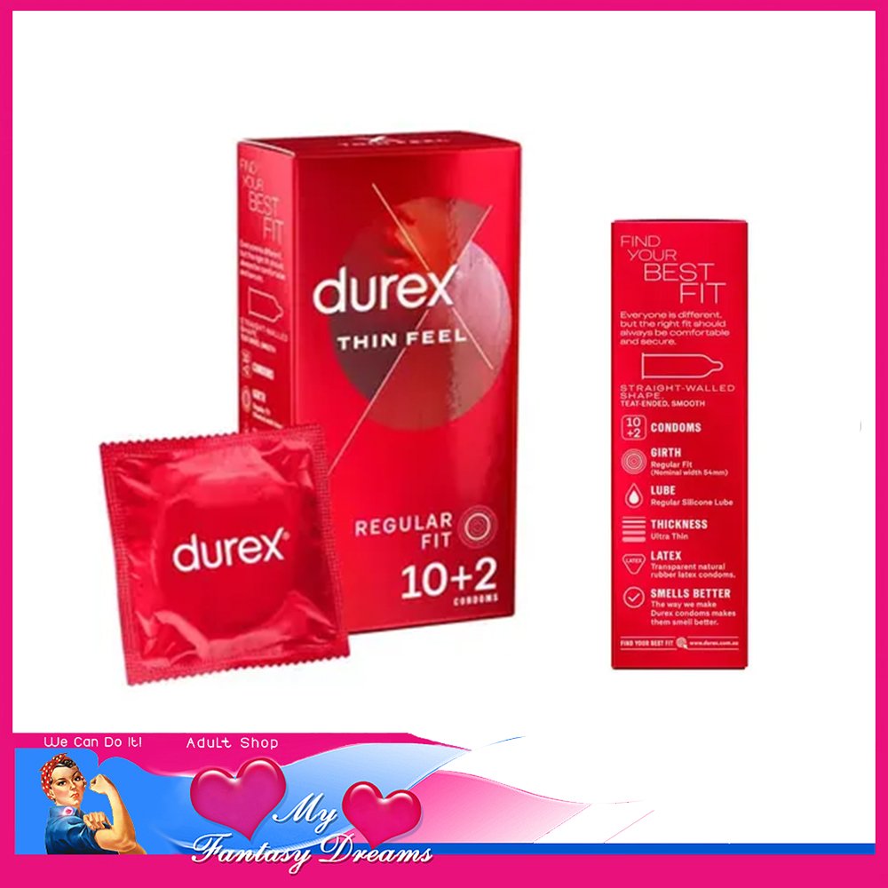 Durex - Ultra Thin Feel Condoms 12Pk 52mm