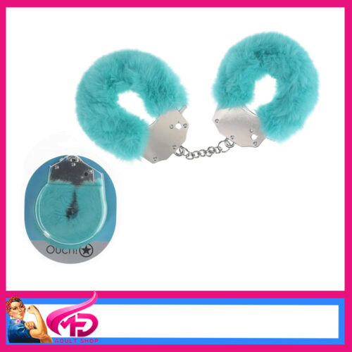 OUCH! Heavy-Duty Fluffy Cuffs  blue