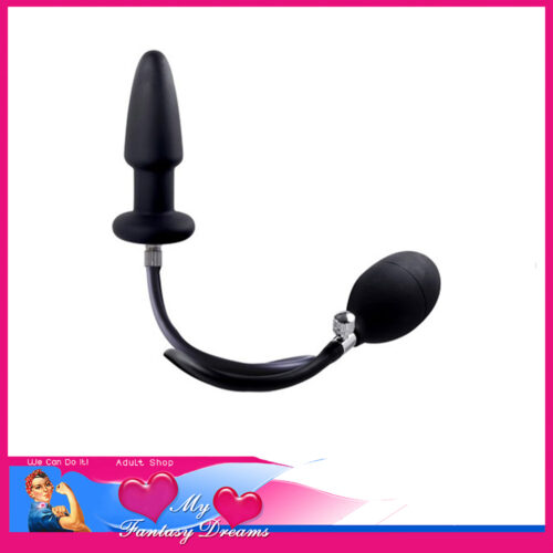 Strafe - Inflatable Anal Plug With Pump 4" Expands to 3.5" Silicone