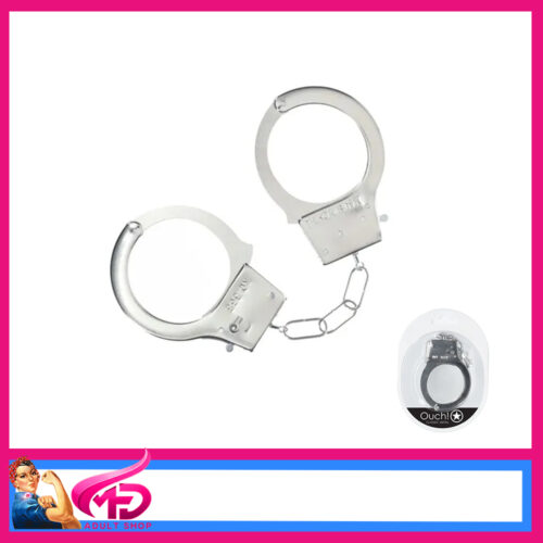 OUCH! Classic Metal Cuffs - Silver