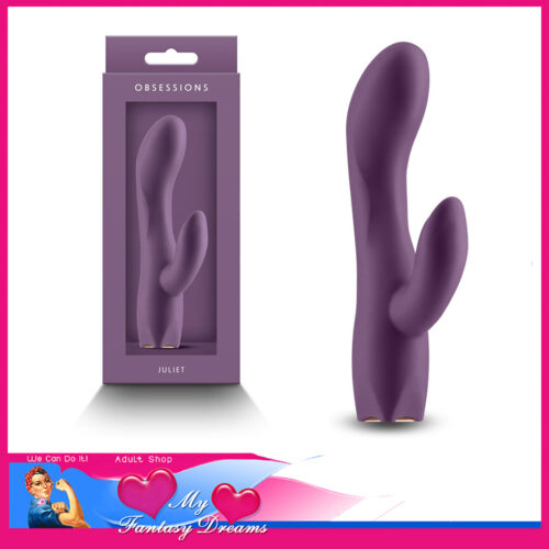 Obsessions - Juliet Starter Rabbit Vibrator Petite 16cm Usb 10 Speeds Silicone Purple