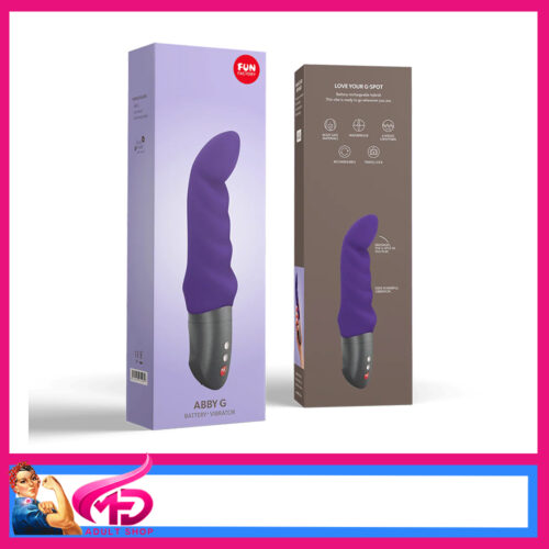 Fun Factory | Abby G Silicone Battery Curved 6" G Spot Vibrator Purple
