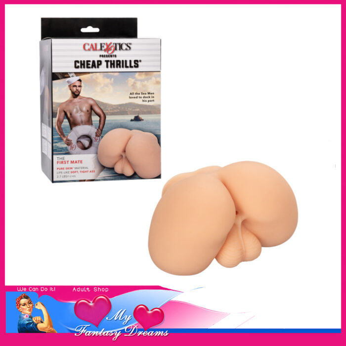 Calexotics Cheap Thrills® The First Mate Seaman Masturbator 1.2kg Ass 7" Beige