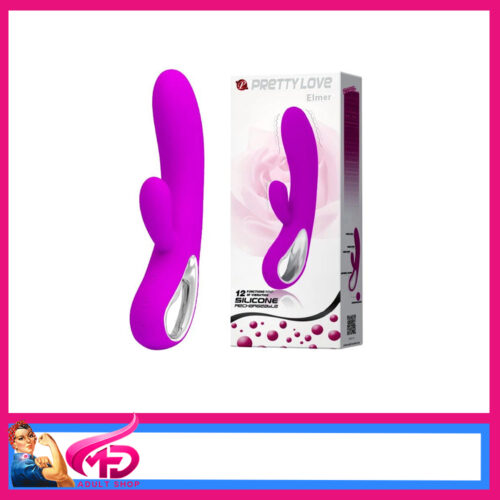 Pretty Love Elmer Dual Motor 12 Speed Usb Recharge PURPLE Vibrator