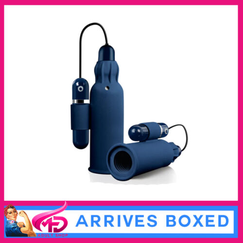 Tremble | Stroker Label 10 Speed Vibrating Sleeve 20.5cm Masturbator Blue