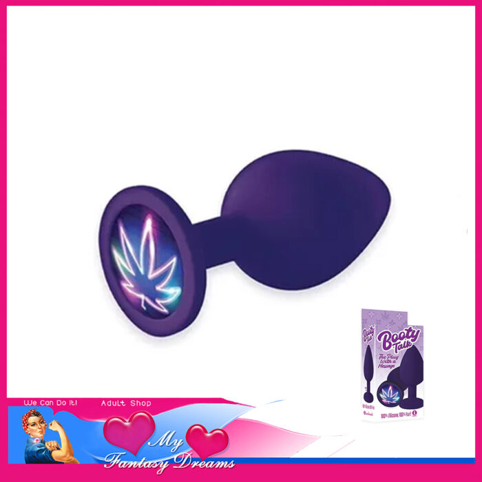 Booty Talk - The Anal Plug With A Message 6.7cm Insert Starter Sized Plug Purple