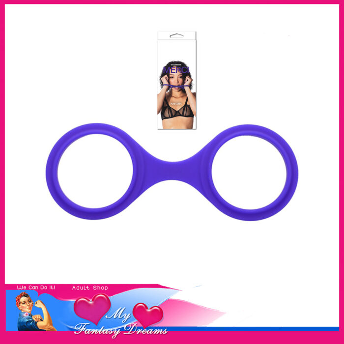 Goc Johnson - Merci Silicone 2.5" Inner Stretchy Waterproof Handcuffs Purple