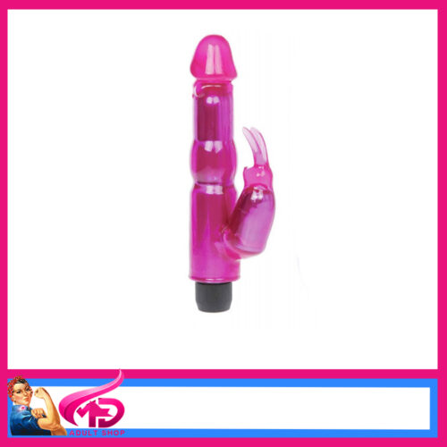 Waves Of Pleasure Fantasy Vibe | 2 Motor Multi Speed 9" Battery Vibrator Pink
