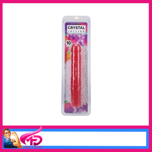 Doc Johnson Crystal Jellies | 10" Penis Shaped PVC Dildo Dong