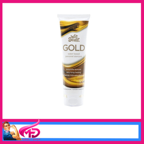 Wet Stuff | Gold Long Lasting Water Based High Glycerine Content Lubricant 100g Tube