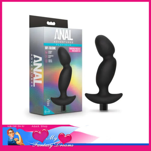 Anal Adventures Platinum | 16.5cm Anal Vibrating 10 Speeds Usb Silicone