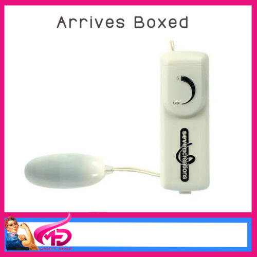 Glow In The Dark Vibrating 2" Battery Operated Multi Speed Corded Bullet Egg Vibrator