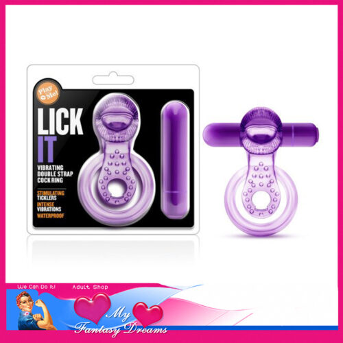 Play With Me | Lick It Tongue Vibrate Cock Ring Aaa Battery One Speed Battery Operated Bullet