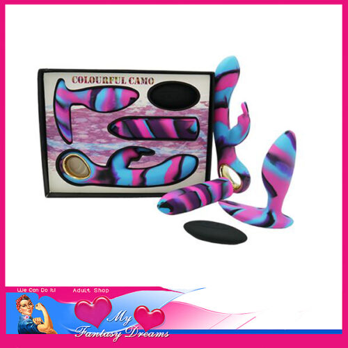 Colourful Camo - Lovers Kit Usb Remote Control 3 Set Purple