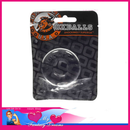 Oxballs | Shockingly Superior Heavy Duty Penis Ring Tpr Jelly Suits up to 1.5" Cock Clear