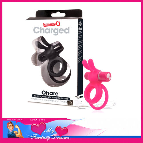 Screaming O Charged - Ohare Xl Re-Charge Silicone Ring Bullet Black