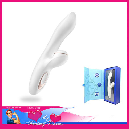 Satisfyer | Pro+ G-Spot Usb 11 Air Pulse Clit Sucking 8.5" Vibrator 12 Speeds Silicone White