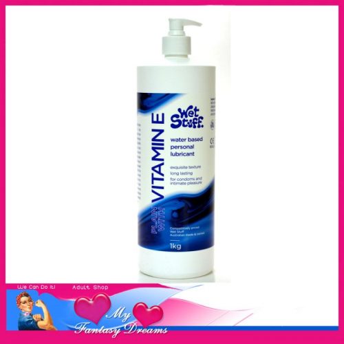 Wet Stuff | Bulk 1kg Water Based Lube With Added Vitamin E Pump Bottle Bulk