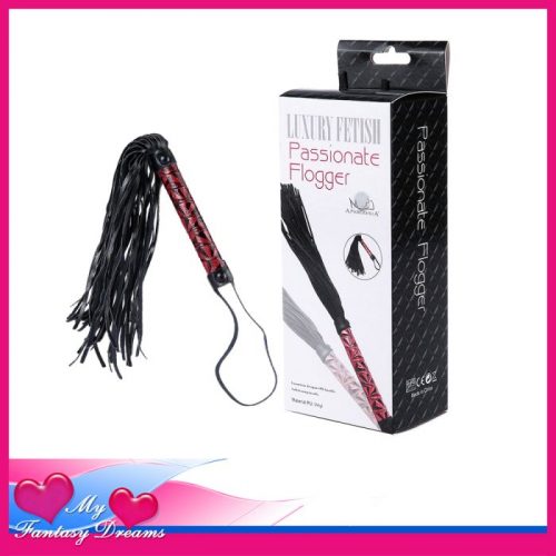 Luxury Fetish - Passionate Flogger Geo Design RED