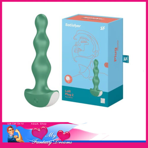 Satisfyer | Lolli 2 | Usb 2 Motors 5.5" Anal Beads Vibrator Green