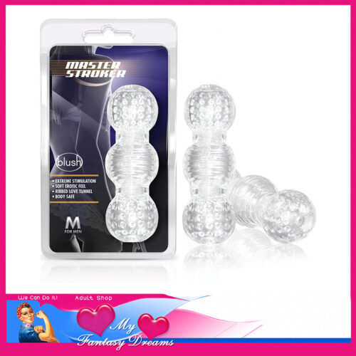 Master Stroker - Clear Tight Textured Masturbator Tunnel