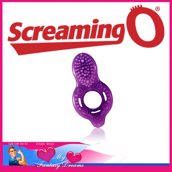 the screaming o purple cock ring nubby clit teaser