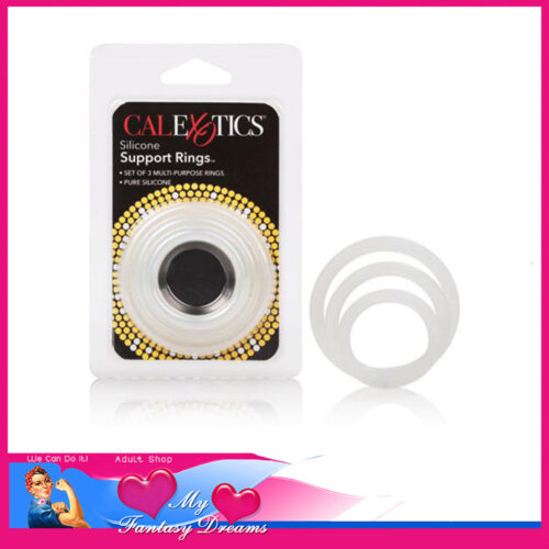 Calexotics | Silicone Support Rings 3 Set Thin Cock Rings 2" -1.5"-1.25" White