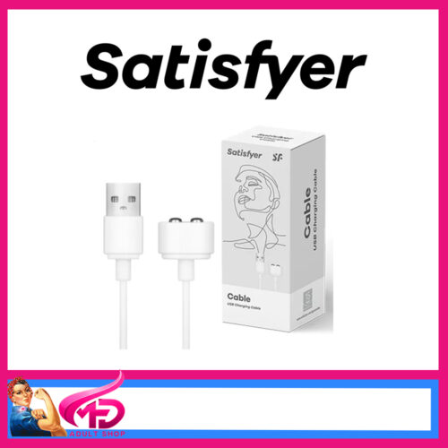 Satisfyer | Usb Charging Replacement Cable White Colour Suits All Satisfyer Models