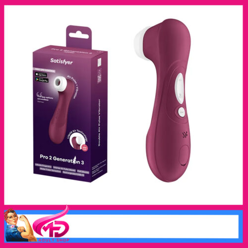 Satisfyer | Pro 2 Gen 3 Vibration Optional App Red 2 Motors Air Wave usb-c