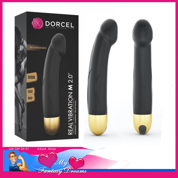 Dorcel - Real Vibration M 2.0 USB Organic Curved G Spot 10 Speed Vibrator 22cm