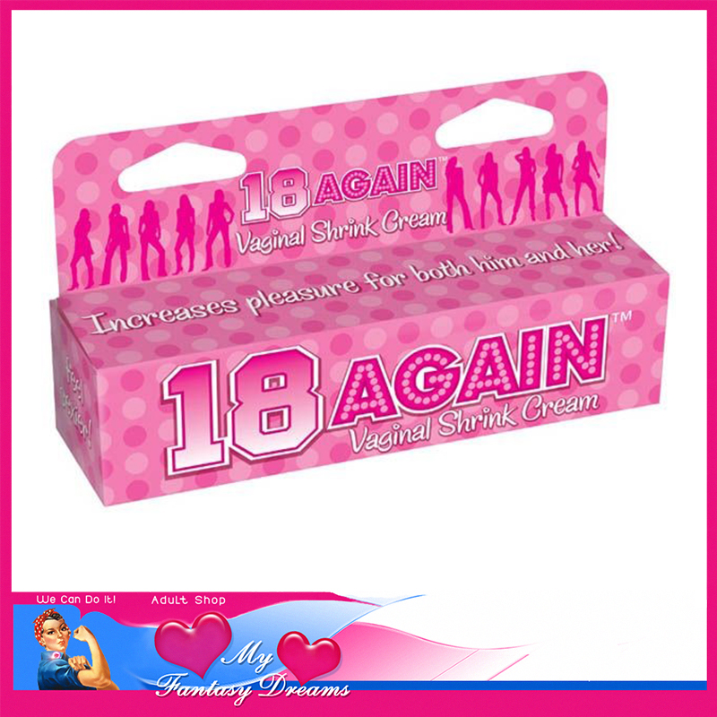 18 Again - Vaginal Shrink Cream 44ml Vulva Swelling Action Astringent Concentrate