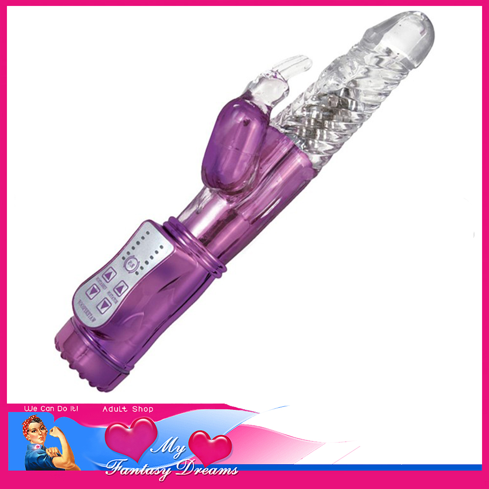 Energize | Her Bunny 36 Level Dual Motor 6 Rotation Usb Rabbit Vibe Purple