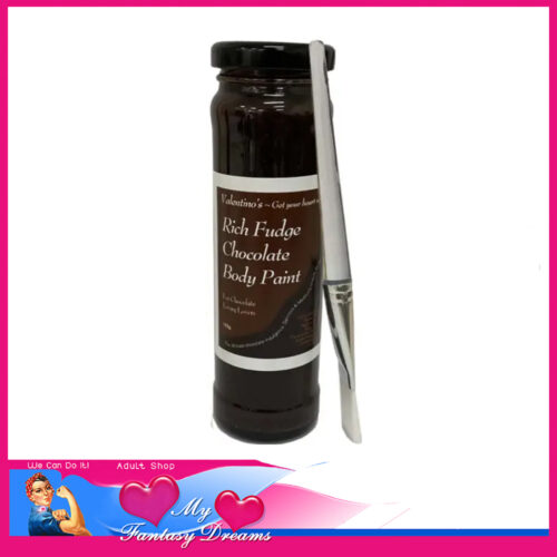 Valentinos | Body Paint Rich Chocolate Fudge 185g With Brush