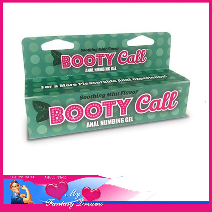 numbing booty call mint flavour anal gel