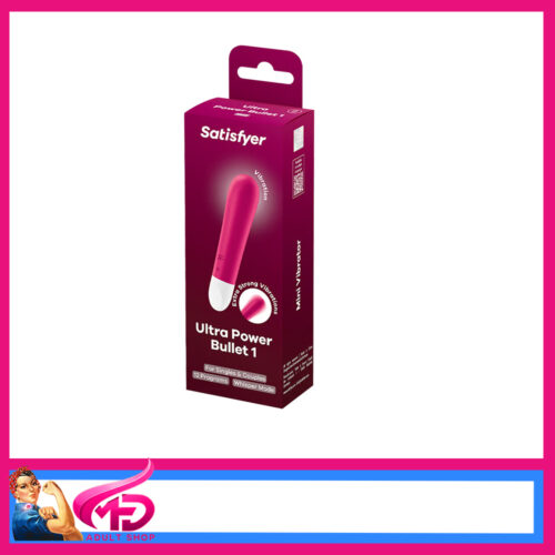 Satisfyer Ultra Power Bullet 1 Waterproof Clit Vibrator Mini Travel Pink