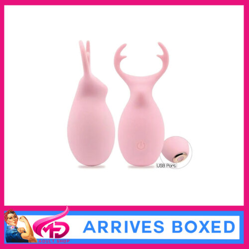 Buzzy Buddy Hello My Deer Rechargeable Silicone Clitoral Stimulator - Pink