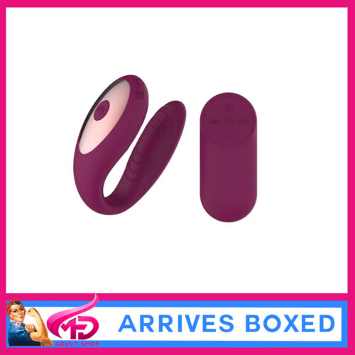 Passion Play Couple Vibe with Remote Controller Stock Code: PP0094 Purple USB Rechargeable Couples Vibrator with Wireless Remote