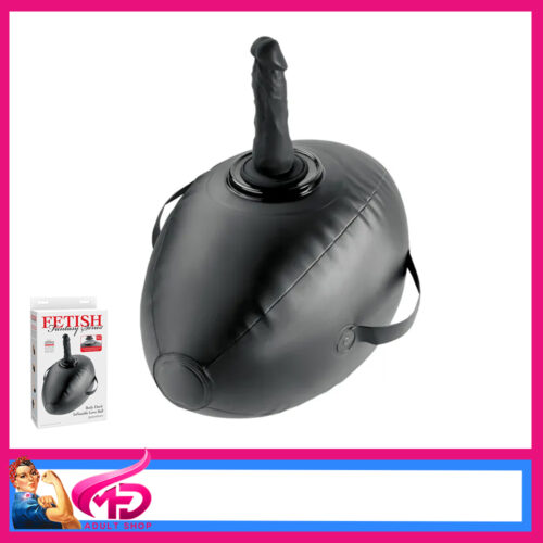 Fetish Fantasy | Body Dock 6" Inflating Ball With Suction Cup Base For Interchange