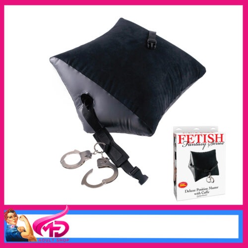 Fetish Fantasy | Deluxe Position Master With Cuffs Inflating Holds Up To 135Kg Black