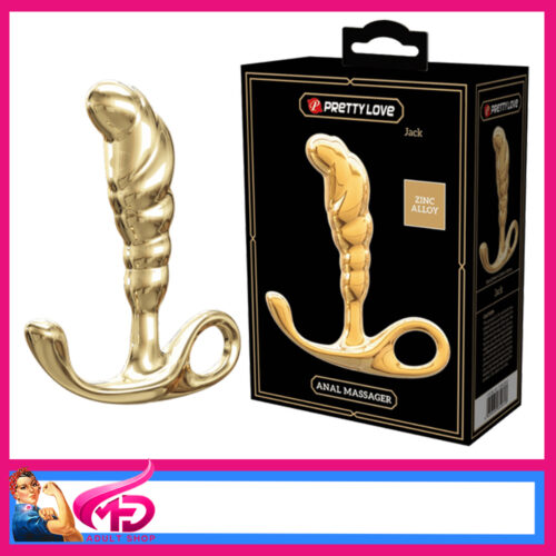 Pretty Love | Jack Zinc Alloy Heavy Weighted Golden 12.3cm Prostate Probe