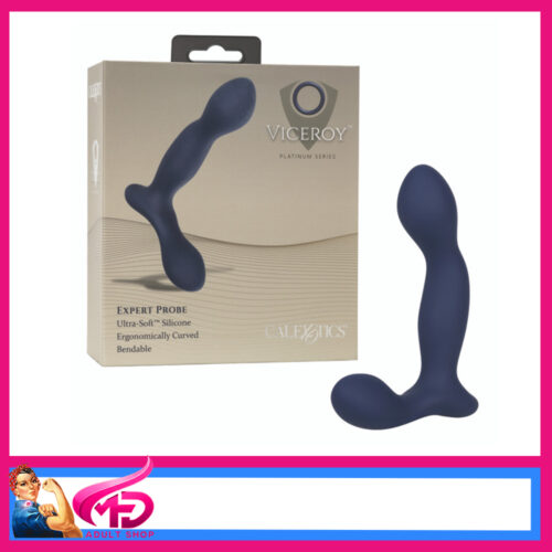Calexotics | Viceroy™ Expert Probe Ultra Soft Outer Silicone 4.75" Blue
