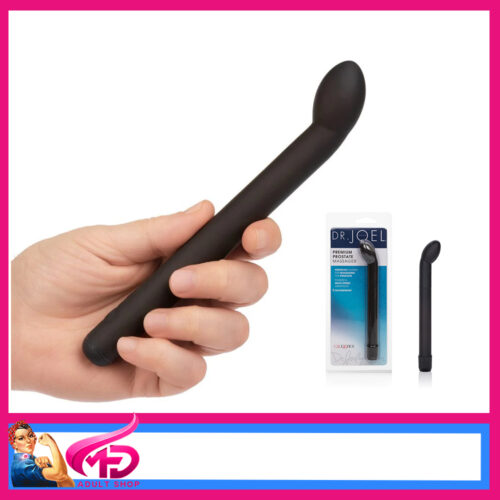 Calexotics | Dr Joel Premium Prostate Hard Massager Probe Battery Multi Speed 6.75" Black