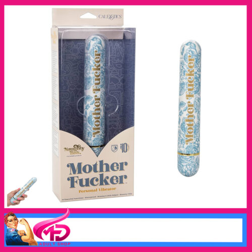 Naughty Bits | Mother Fucker 6.25" Battery Hard 10 Vibrator Blue