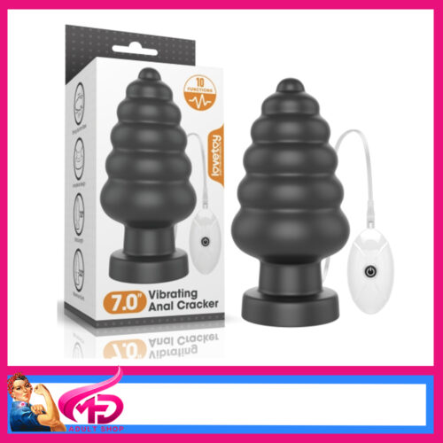 Lovetoy | Vibrating Anal Cracker 10 Speeds Corded 7" Battery Plug