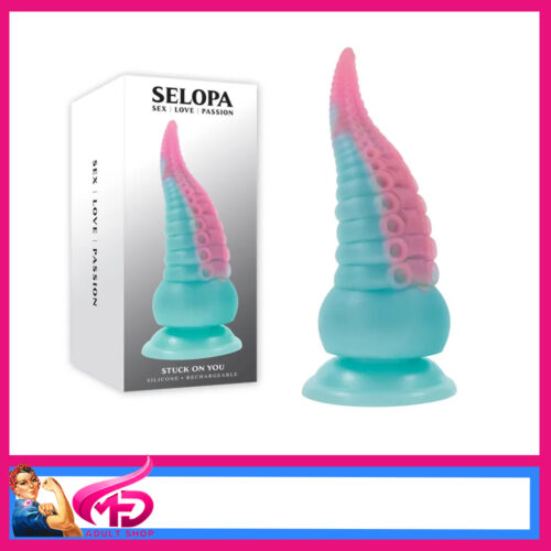Selopa | Vibrator Stuck On You 19cm USB 20 Speeds Tentacle Dildo