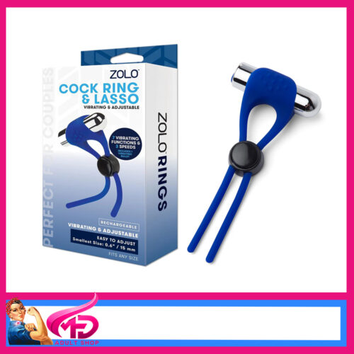 Zolo | Vibrating Cock Ring Adjustable 10 Levels Bullet Couples Sex Toy