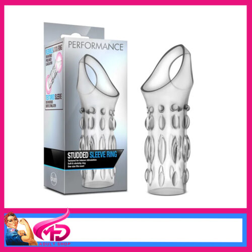 Performance | Studded Sleeve Ring 10.8cm Textured Penis Sleeve Adds Girth Soft Tpe