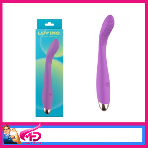 Luv Inc | G Spot  Vibrator 10 Speeds Curved 7.5" x .9" Slimline